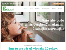 Tablet Screenshot of kolan.sk